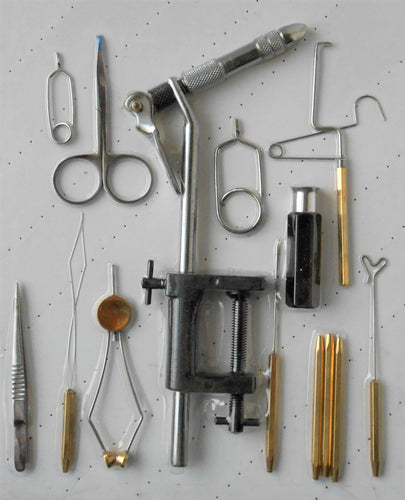 Basic Fly Tying Kit Tools Blister Pack