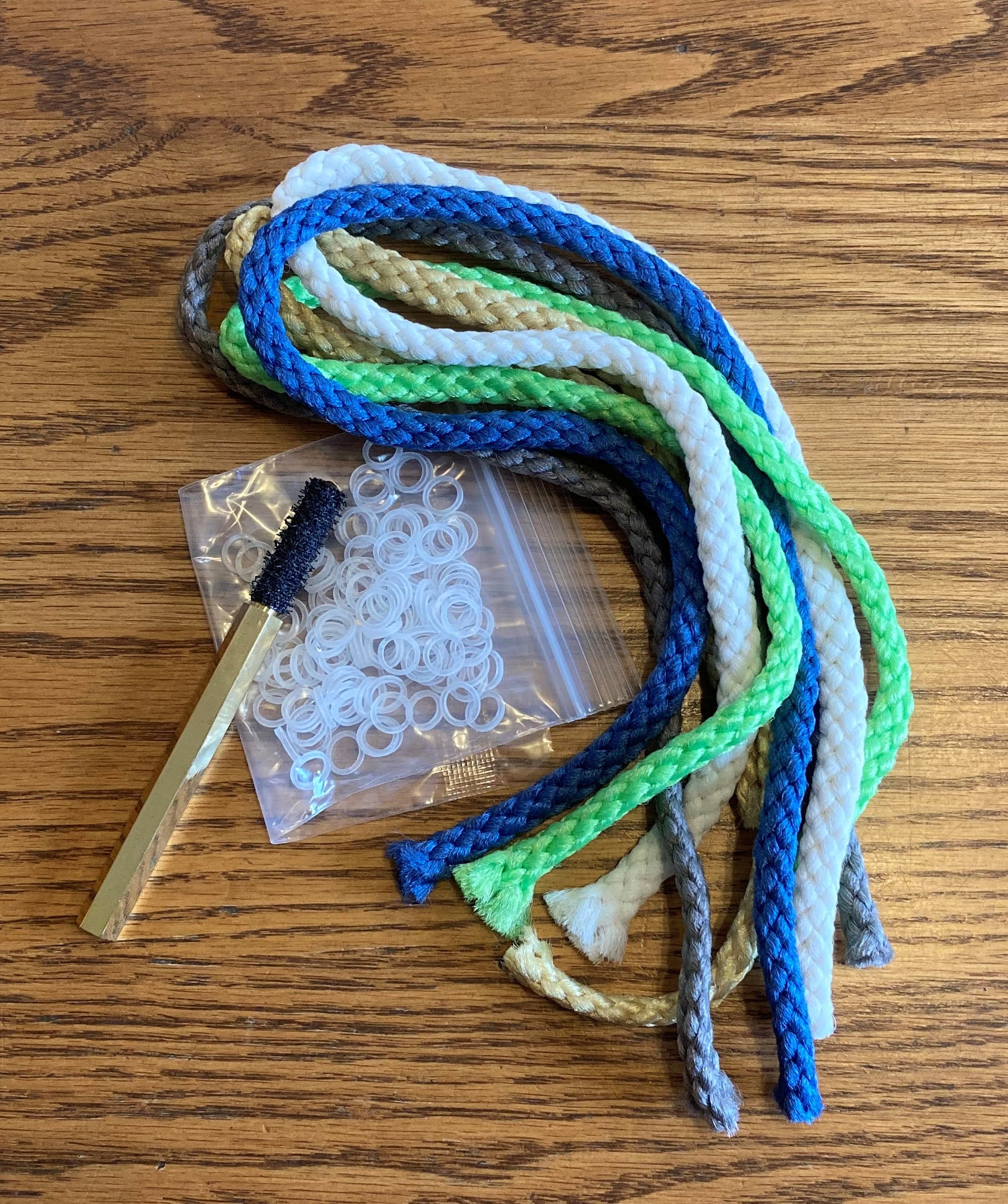 Dorsey Strike Indicator Kit #2 DIY (includes brush, elastic bands and poly  cord)